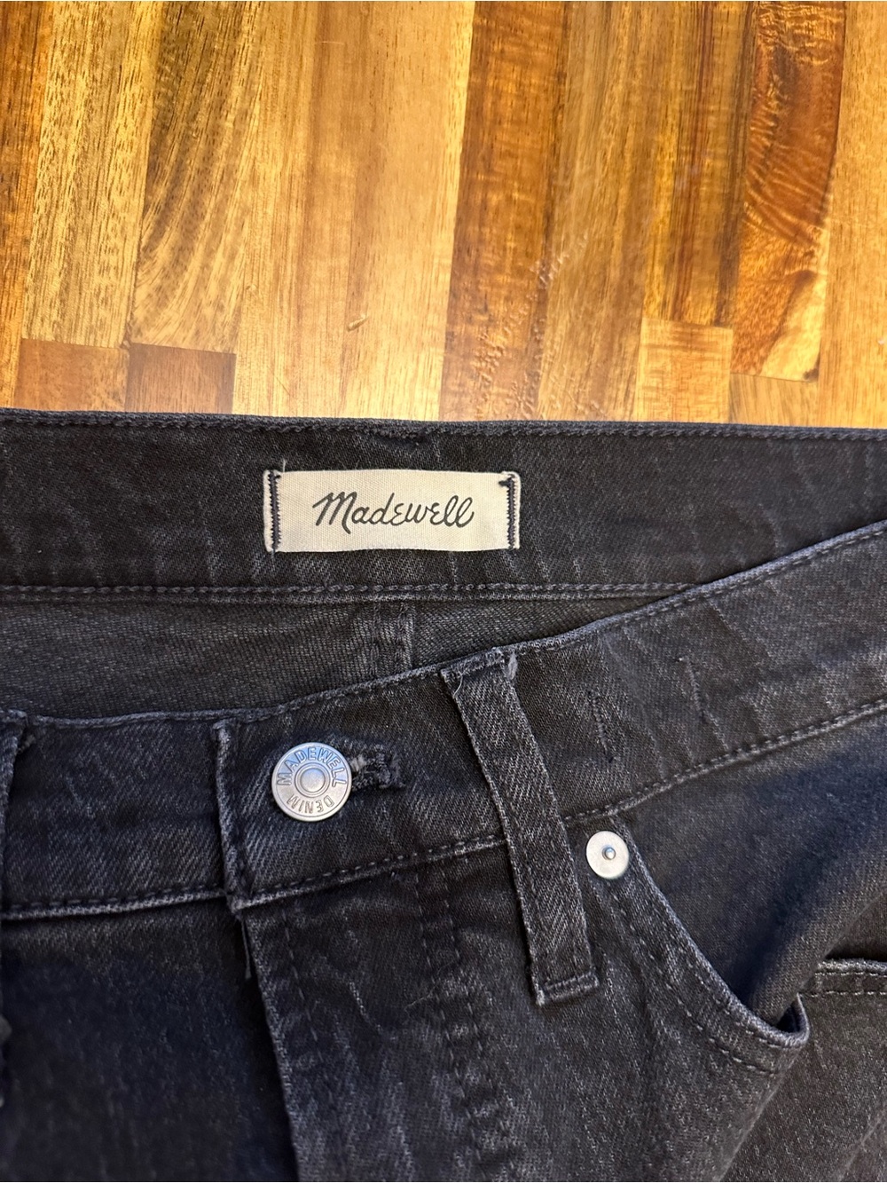 Madewell Black Vintage High Waisted Jeans - Picture 3 of 4